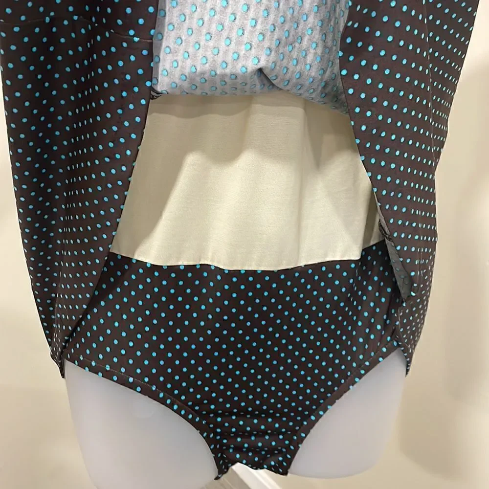 NWOT Le Cove One Piece Polka Dot Swim Dress. Size 12 L large